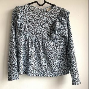 Long sleeve flowered blouse (kids)